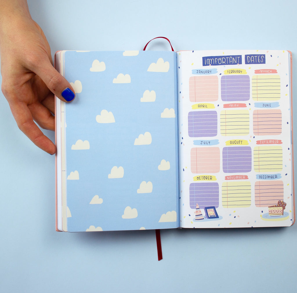 Frannerd - Undated Illustrated Planner - 1 Year