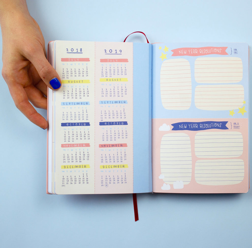 Frannerd - Undated Illustrated Planner - 1 Year