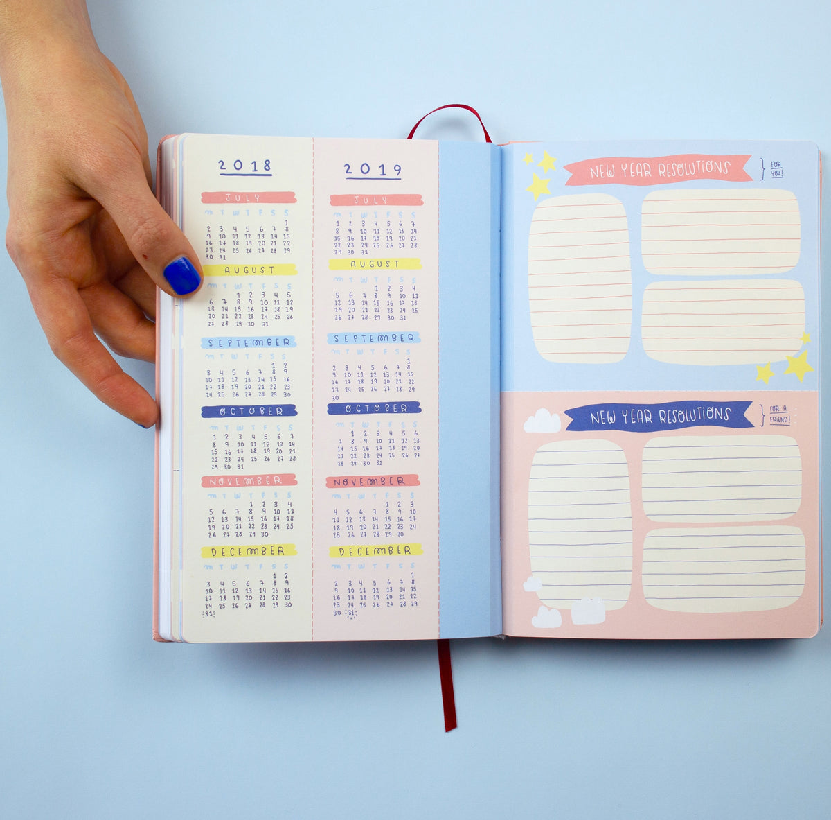 Frannerd - Undated Illustrated Planner - 1 Year
