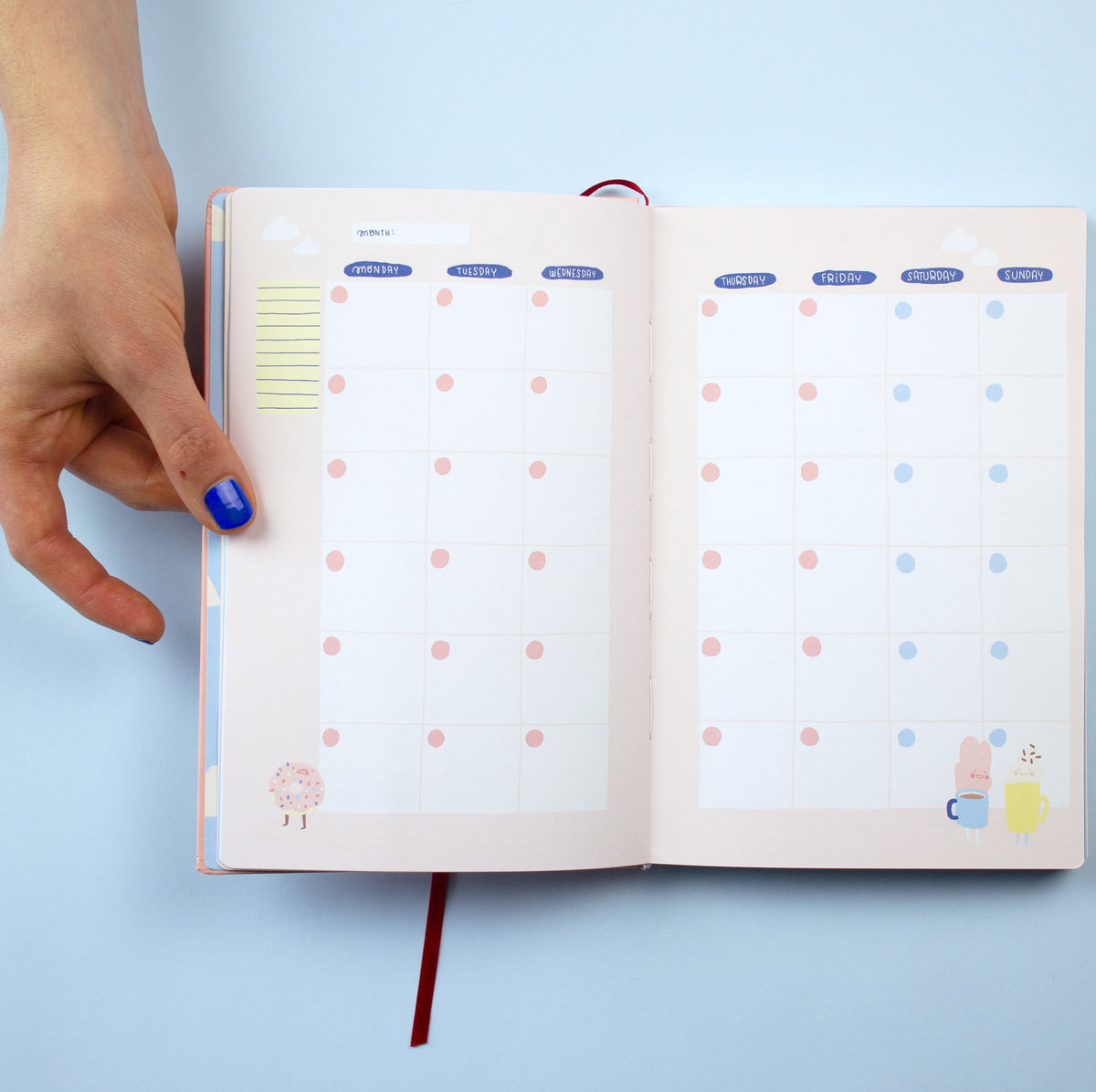 Frannerd - Undated Illustrated Planner - 1 Year
