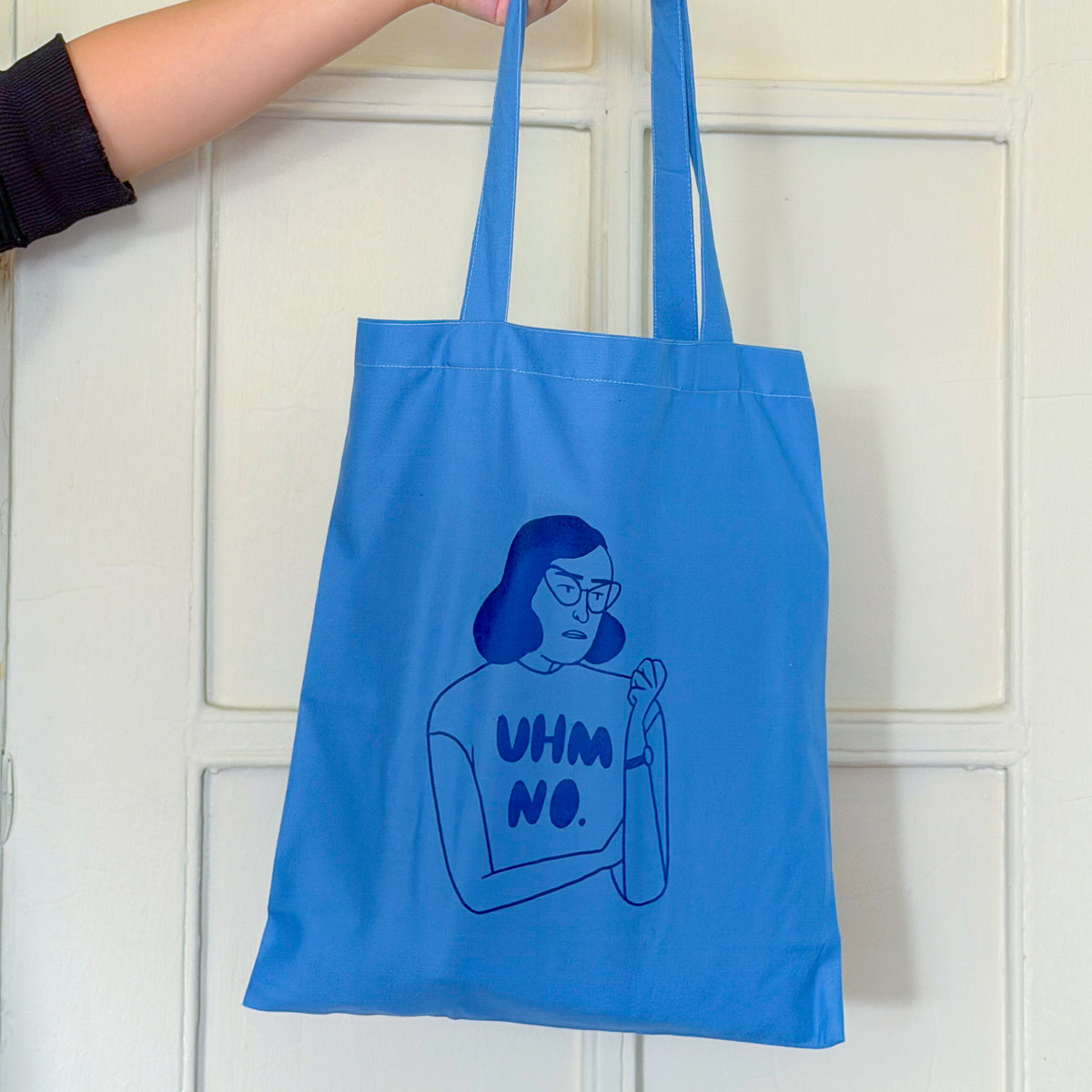 Frannerd - Uhm NO Girl Tote - Dark Blue