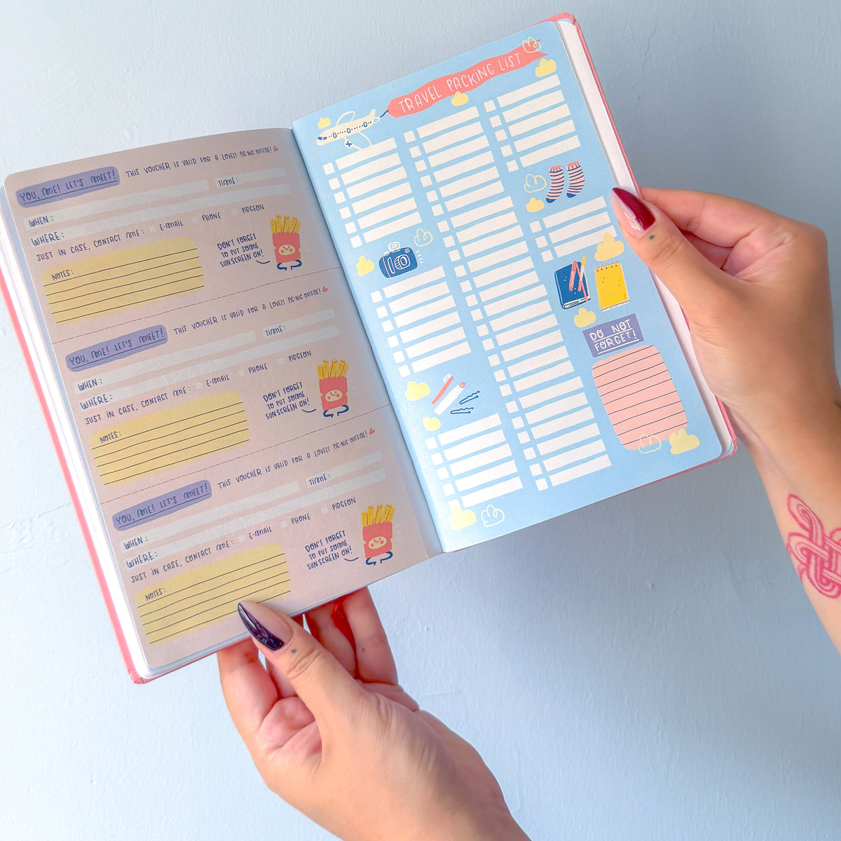 Frannerd - Undated Illustrated Planner - 1 Year