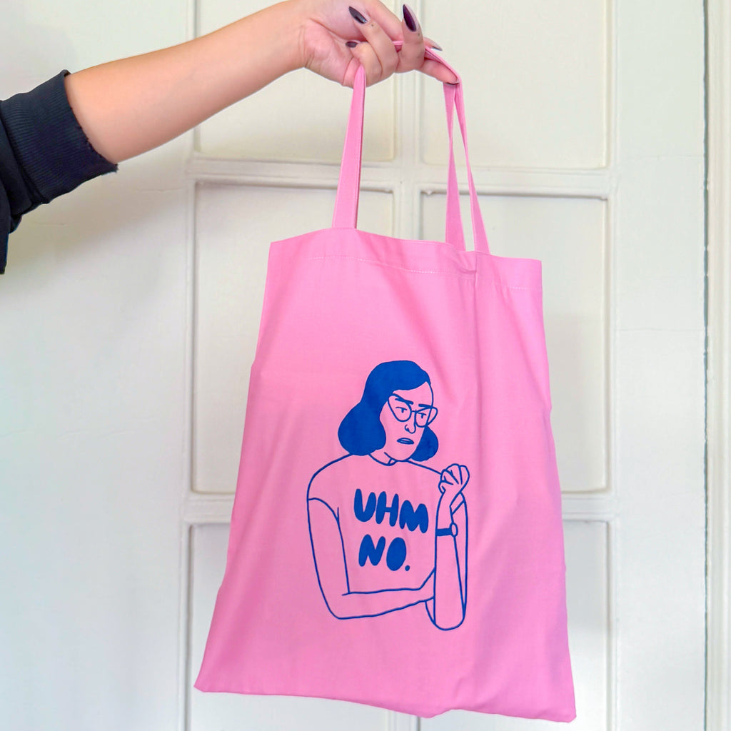 Frannerd - Uhm NO Girl Tote - Pink