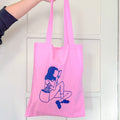 Frannerd - Book Girl Tote - Pink