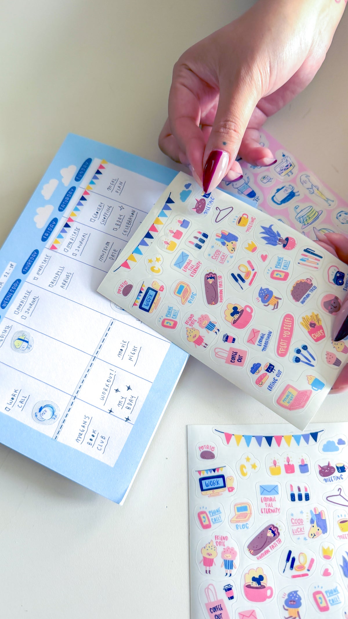 Frannerd - Planner Items Sticker Sheet