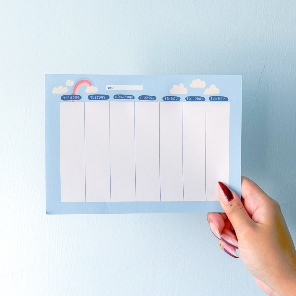 Frannerd - Weekly Schedule Planner Pad