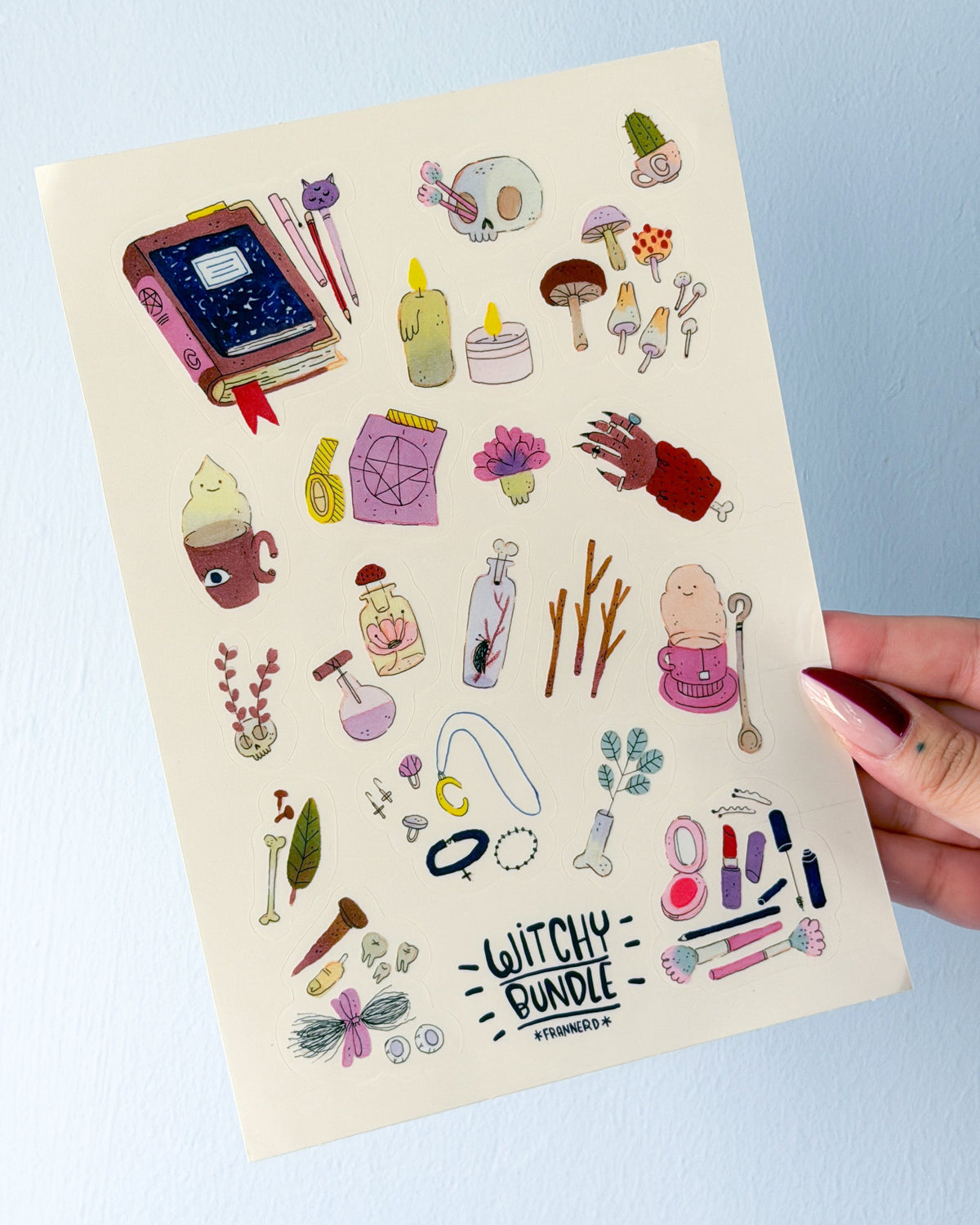 Frannerd - Spooky Witchy Sticker Sheet