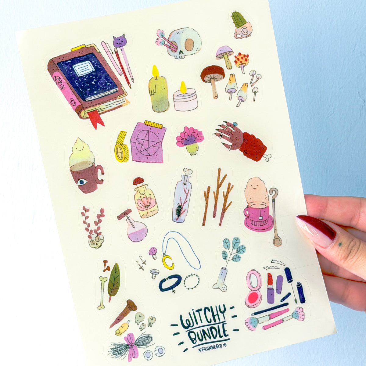 Frannerd - Spooky Witchy Sticker Sheet