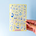 Frannerd - Food Sticker Sheet - Yellow